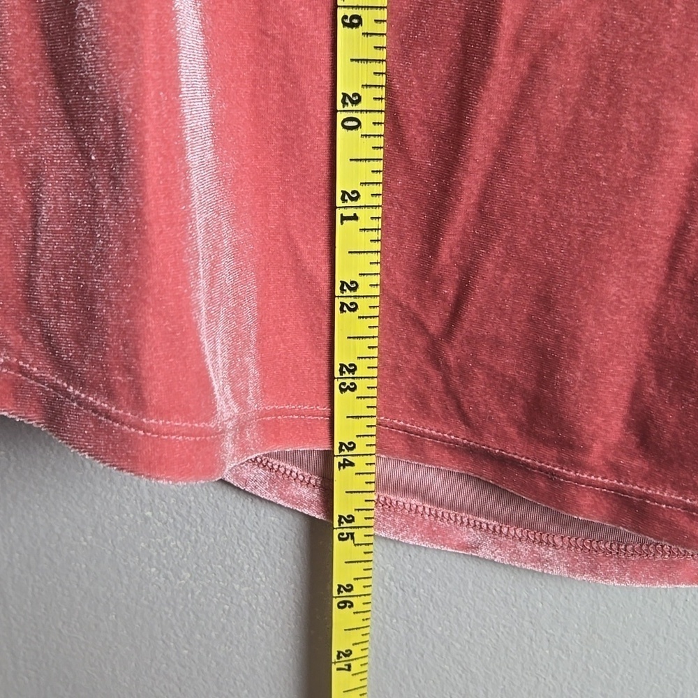 Sundance Pink Velvet Wrap Top - Picture 8 of 12
